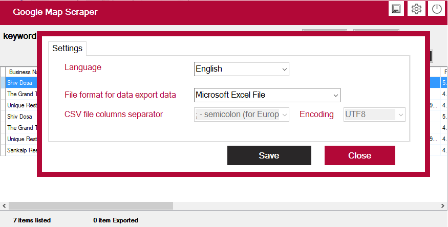 Google Map Scrapper Listing - 4